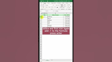 Excel Tips & Tricks - Auto sequence number rows #Shorts