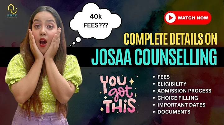 JOSAA COUNSELING 2023 || COMPLETE DETAILS || JEE B.Arch || Fees, Eligibility, Documents, Choices. - DayDayNews