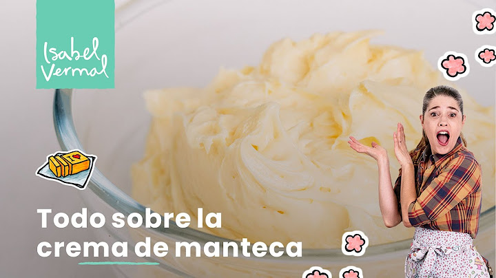 Todo sobre la crema de manteca o buttercream