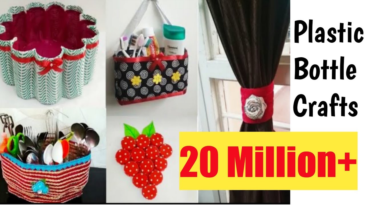 5 #Plastic Bottle craft ideas#5 best out of waste plastic bottle craft ideas#5 DIY organizer ideas