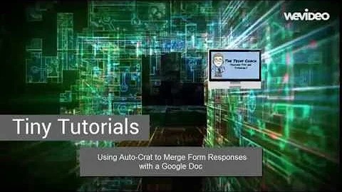 Using Autocrat to Merge Google Form Responses with a Google Doc
