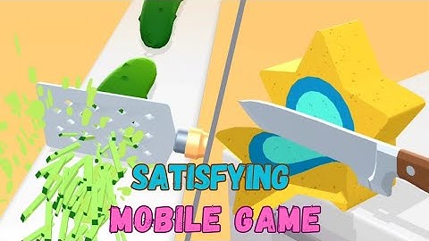 Mobile games collection 2023 - perfect slice, ASMR Slicing