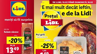 REVISTA LIDL 10 FEBRUARIE 2025/CATALOG LIDL 10 FEBRUARIE 2025/LIDL/OFERTE LIDL 13 FEBRUARIE 2025