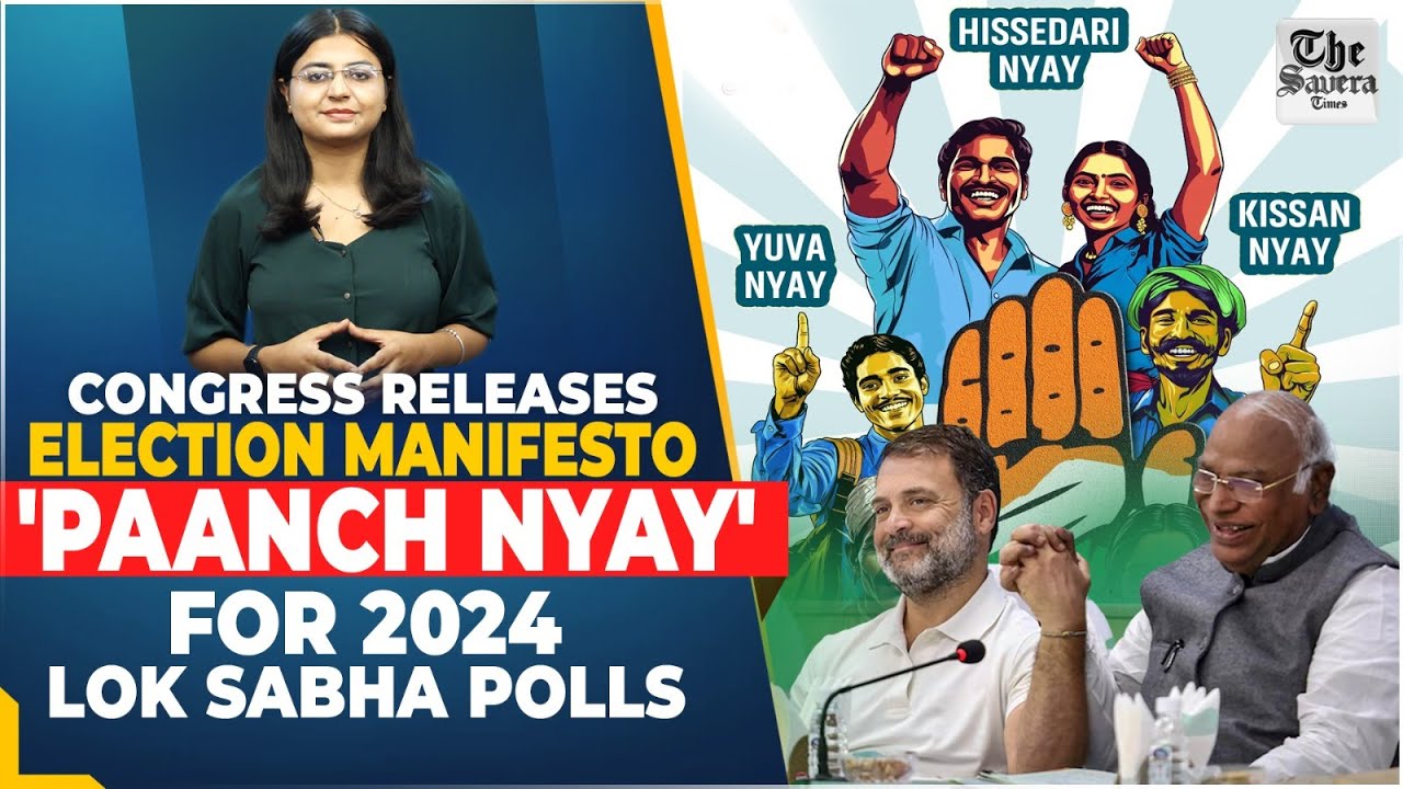 Congress releases election manifesto 'Paancn Nyay' for 2024 Lok Sabha polls