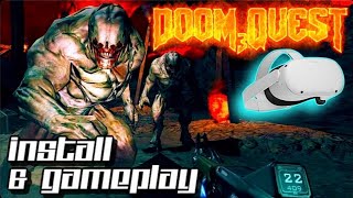 Let's Go Marine!! DOOM3QUEST Gameplay & SideQuest Install on Oculus Quest 2
