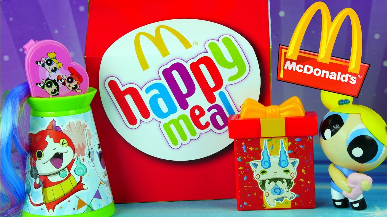 Happy Meal • Atomówki & Yo Kai Watch • Kolekcja Zabawek • McDonalds ...