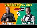 John higgins vs shaun murphy world grand prix 2024 round 1 live match