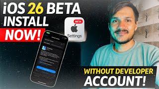 iOS 26 Beta Update Kaise Kare? iPhone Me Install Kare Without Developer Account!