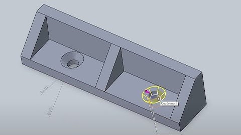 45 degree Chamfer on a hole (SolidWorks, Countersink)