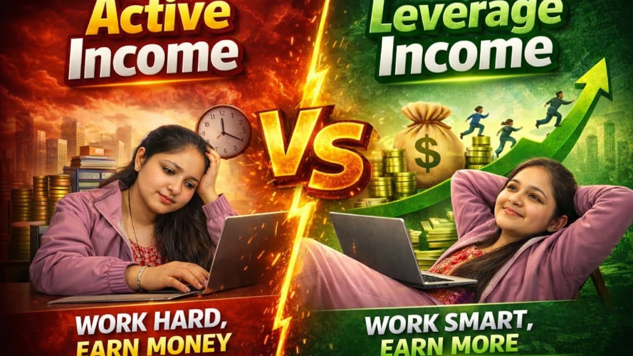 Job vs Smart Income | Active vs Leverage Income Explained