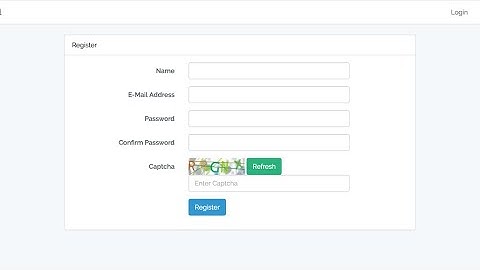 Laravel 5.5 Create Captcha code for user registration