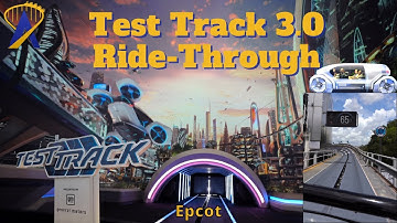 Full Test Track 3.0 POV and Queue at Epcot