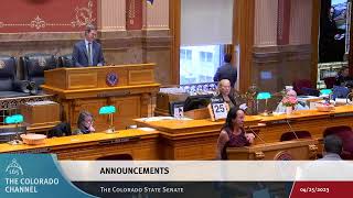 Colorado Senate 2023 Legislative Day 107