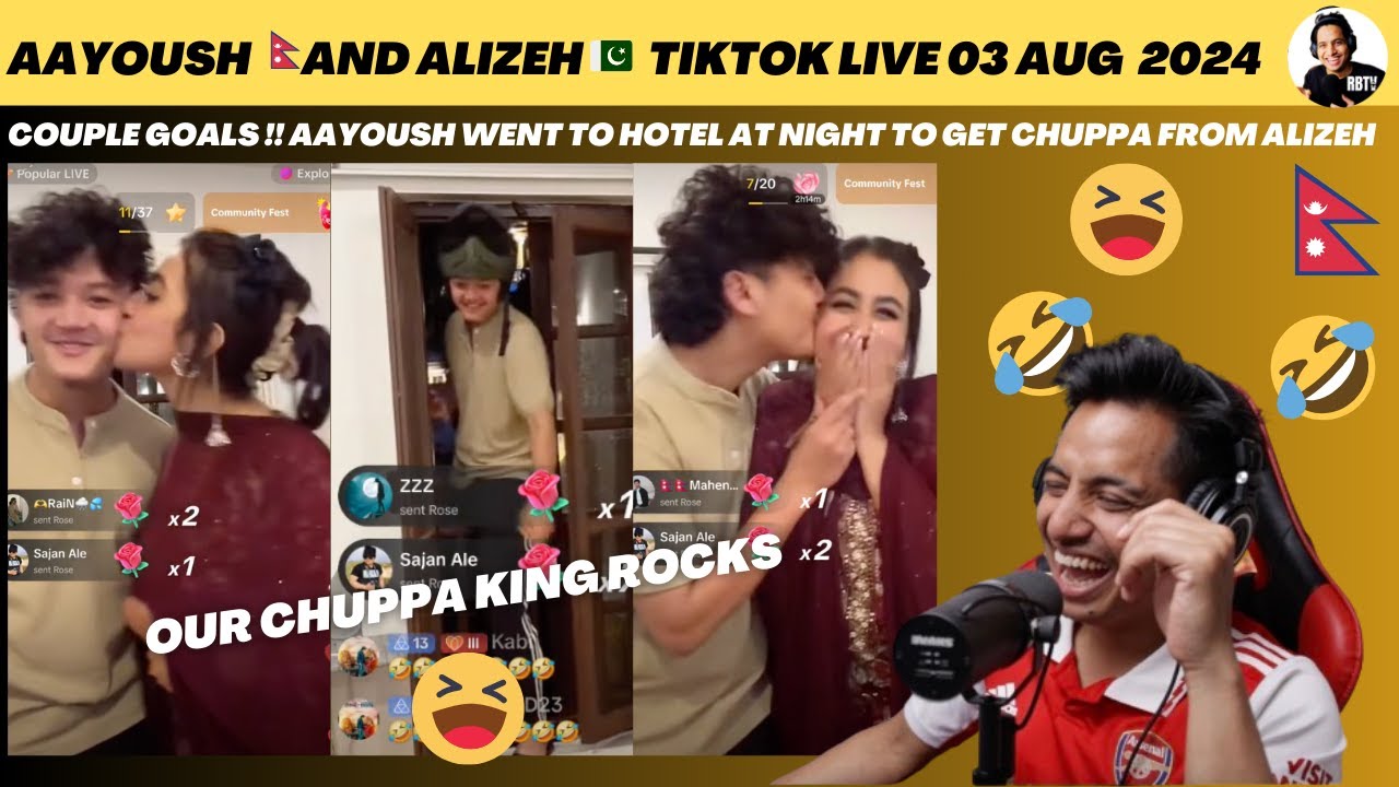 AARAYY BHAI SAAB 🤣 !! AAYOUSH WENT TO HOTEL TO TAKE CHUPPA FROM ALIZEH 😂🤣| 3 AUG | Reaction Video