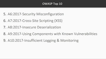 part 3 OWASP Top 10 vulnerabilities
