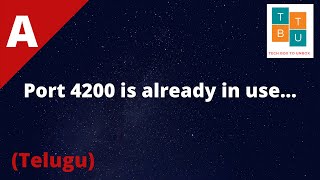 Angular - Port 4200 already in use In Telugu