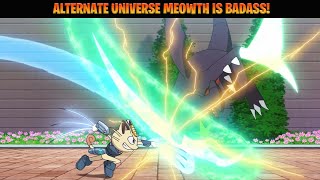 Alternate Universe Meowth is badass! - Pokemon Master Journeys episode 89 (English Sub)