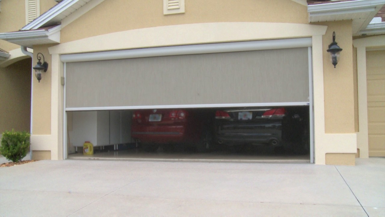 Retractable Garage Door Screens Youtube