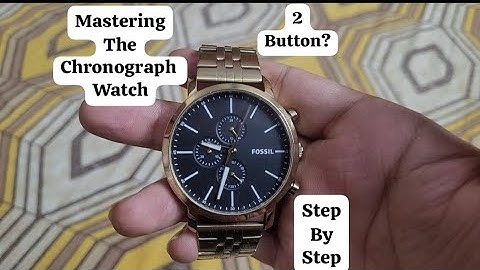 ."Mastering the Chronograph: A Step-by-Step Guide" ⏱️⌚️