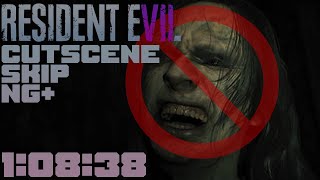Resident Evil 7 Any% NG+ Easy Cutscene Skip in 1:08:38