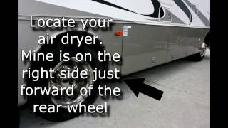 Replace Air Dryer cartridge Replace Air Dryer cartridge
