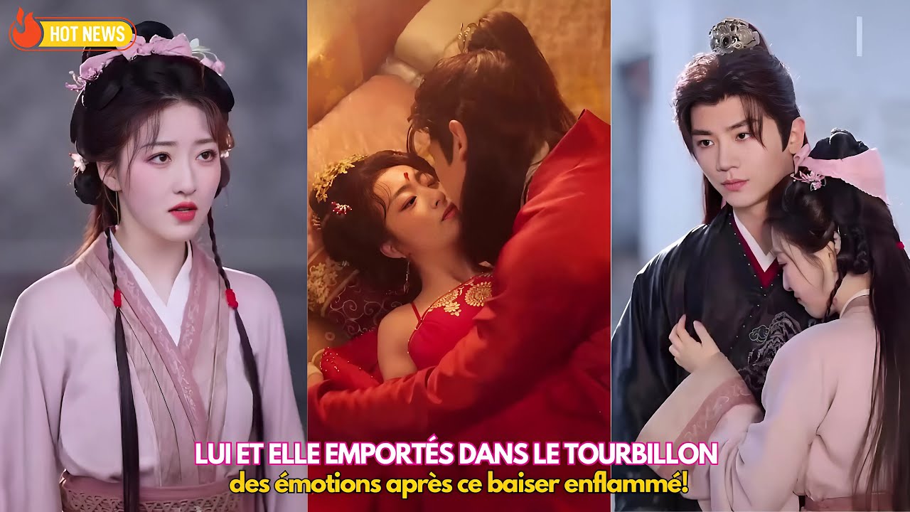 Lui et elle emportés dans le tourbillon des émotions après ce baiser enflammé!
