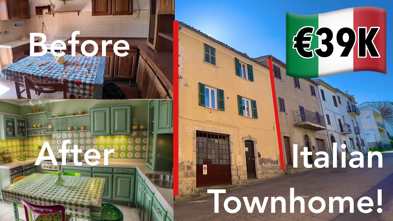 Huge Home in San Michele, Italy! Garden, Back Terrace, Garage and 2000 ft.²! €39K! 🇮🇹 ❤️