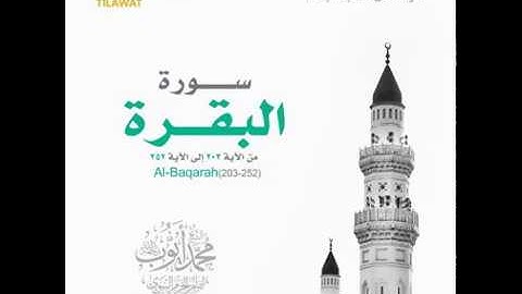 قراءة من تراويح مسجد قباء عام 1417 للشيخ محمد أيوب : سورة البقرة ( ٢٠٣ - ٢٥٢ )