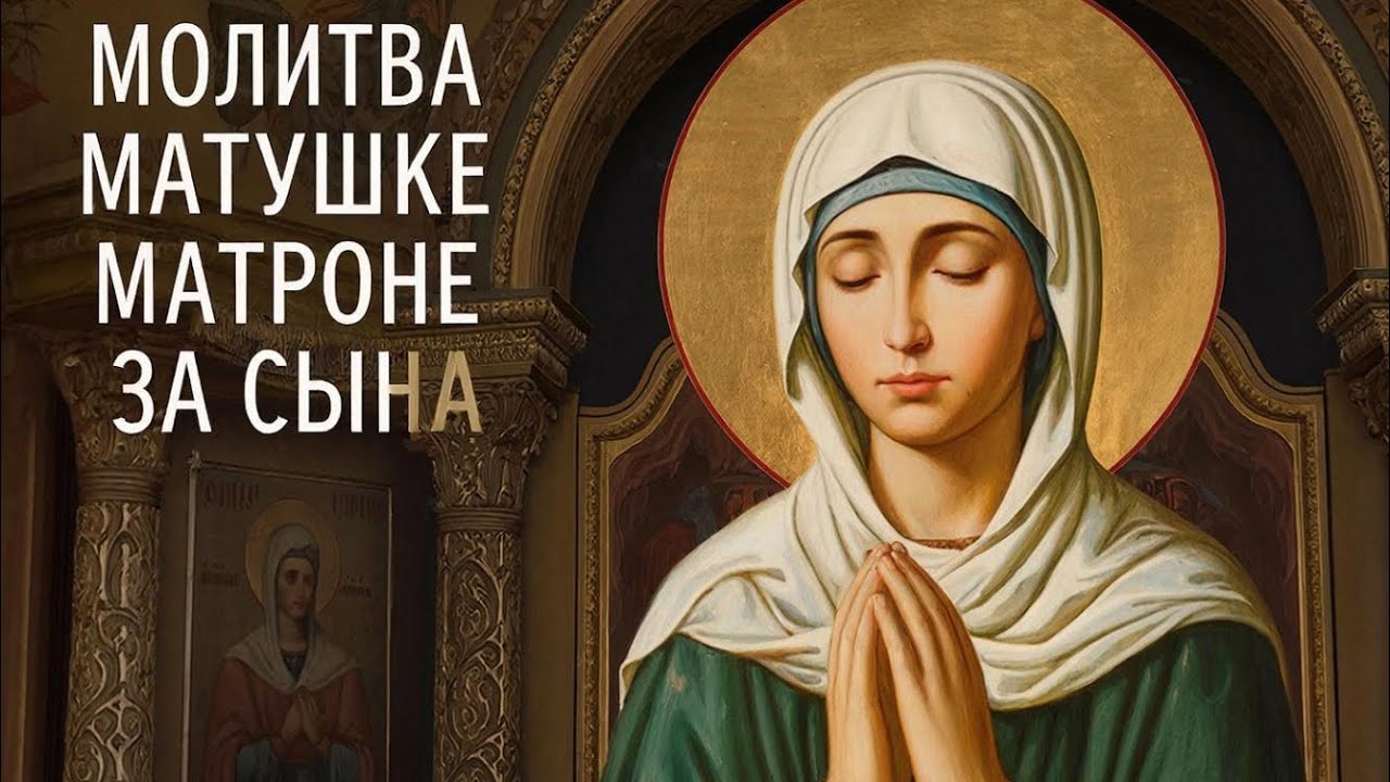 Молитва Матушке Матроне за сына. Проси и помощь придет