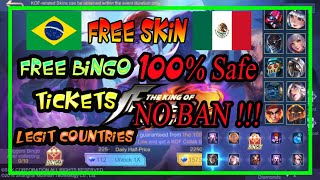 HOW TO GET FREE KOF TICKETS (LEGIT 100% SAFE /NO BAN) | FREE SKINS USING VPN( Free VPN User Account) screenshot 2