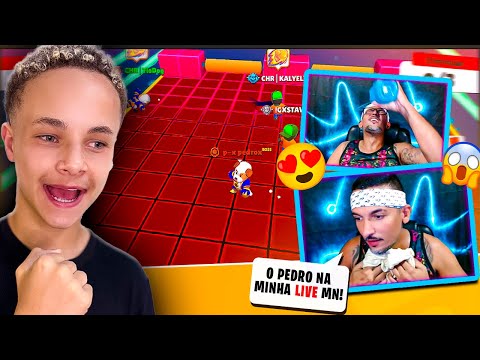 INVANDI UMA LIVE DE STUMBLE GUYS NO TTK E ME SUPREENDI COM A REAÇÃO DELE!