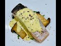 Poached Salmon with Green Peppercorn Sabayon