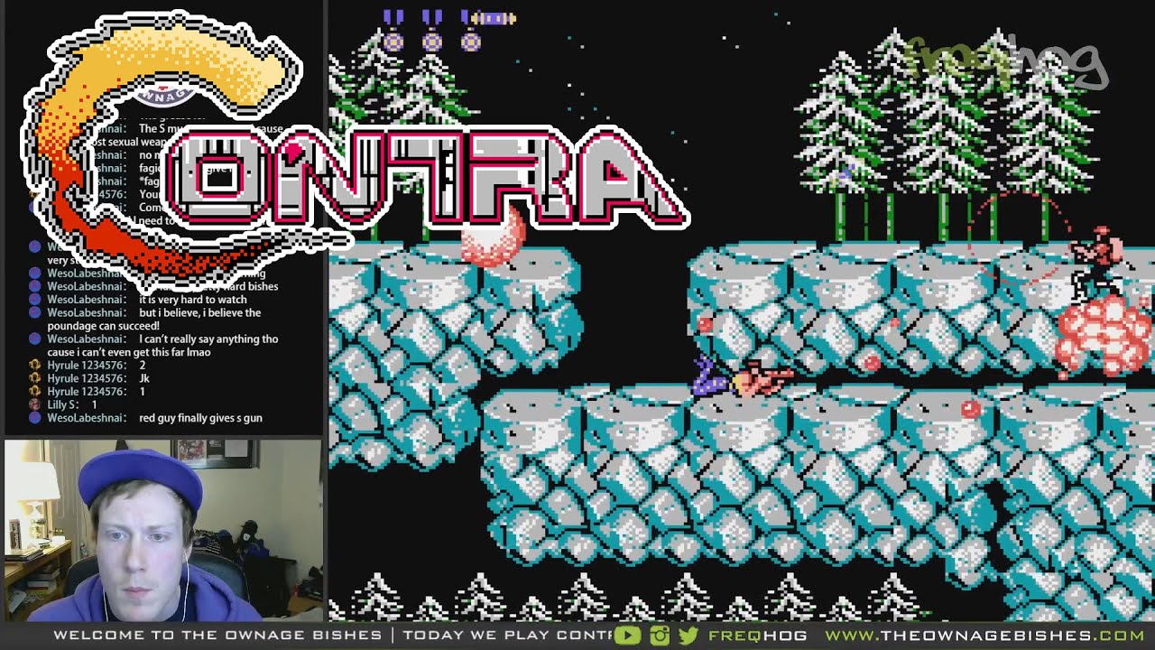 CONTRA for the NES *NO KONAMI CODE MODE!*