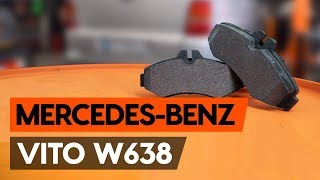 Kako zamenjati zadnji zavorne ploščice na MERCEDES-BENZ VITO 1 (W638) [VODIČ AUTODOC]