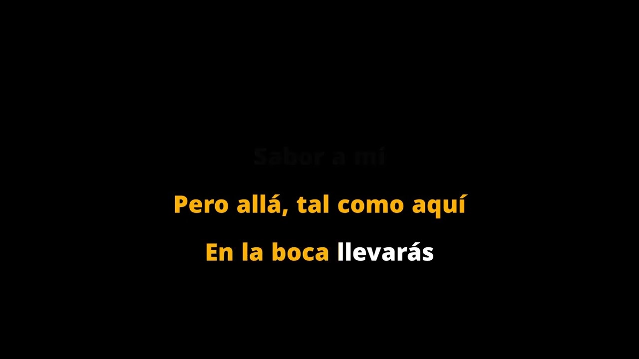 Sabor a mi salsa karaoke