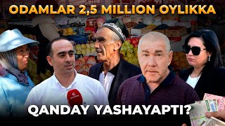 ODAMLAR 2,5 MILLION OYLIKKA QANDAY YASHAYAPTI?