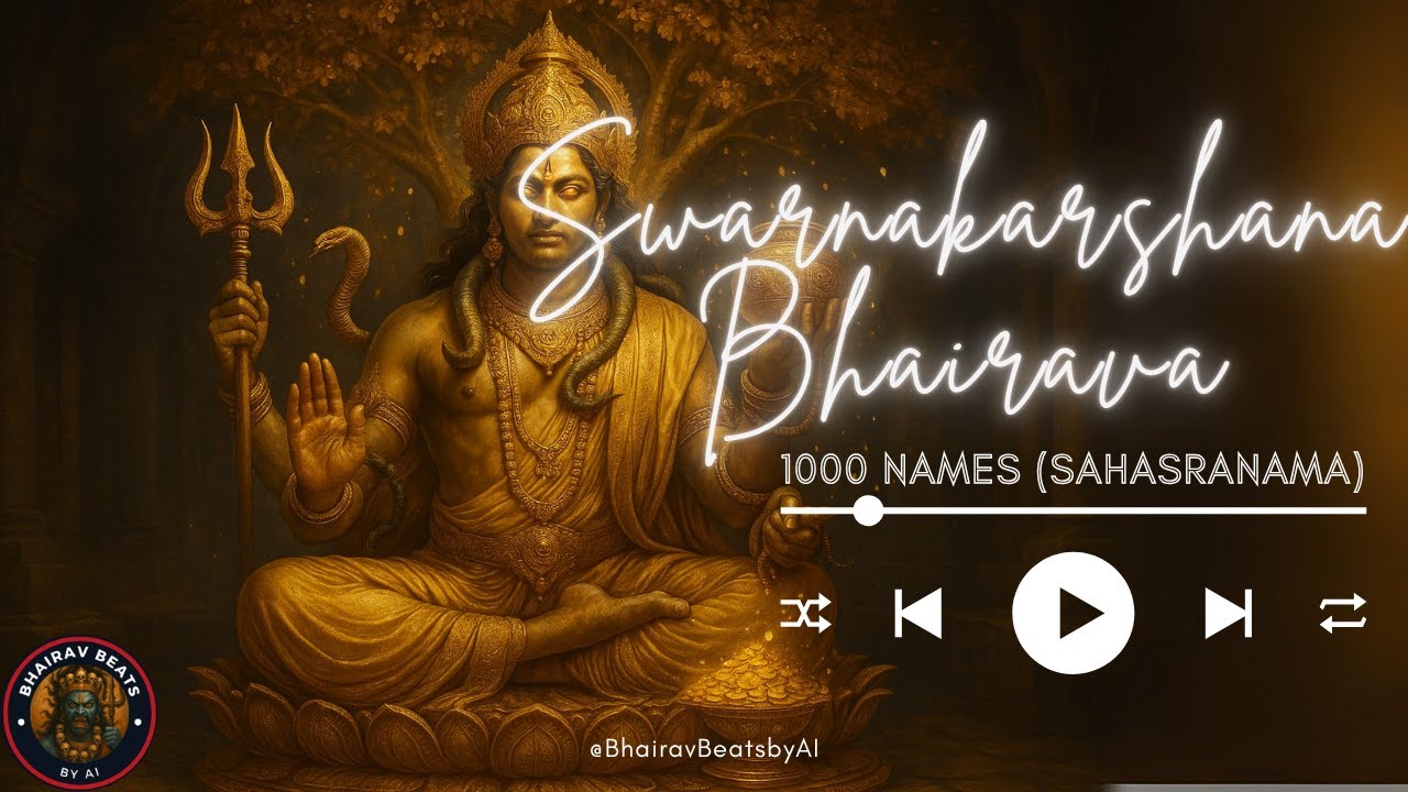 Swarnakarshana Bhairava: 1000 Divine Names for Wealth, Wisdom & Protection | Complete Namavali