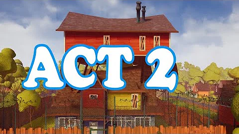 HELLO NEIGHBOR - ACT 2 Speedrun Walkthrough | Red Key escape 