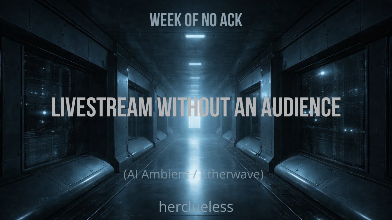 livestream without an audience | herclueless (AI Ambient / Etherwave)