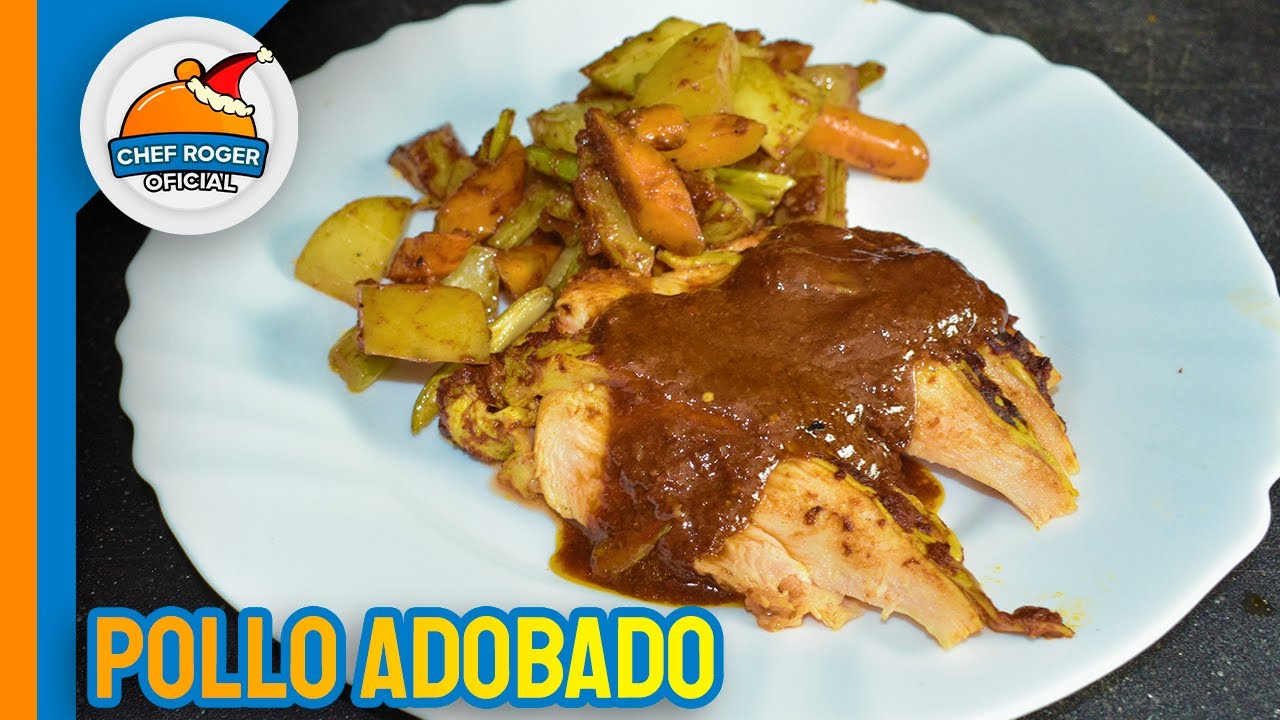 Pollo adobado navideño, con muchas verduras | Chef Roger Oficial