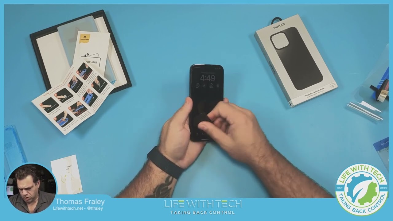 Quick & Easy iPhone 16 Pro Max Install! Magic John Screen Protector + Nomad Leather Case