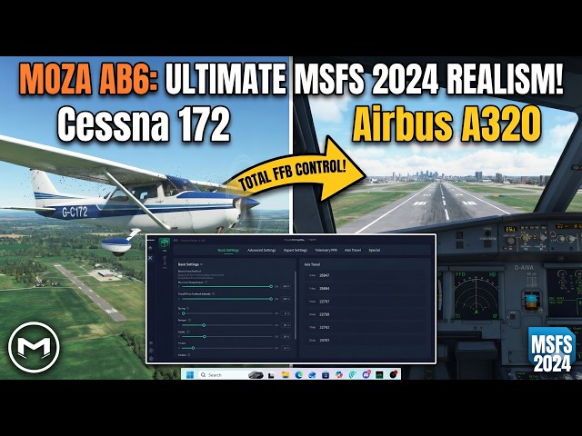 The absolute secret to Moza AB6/AB9 Force Feedback settings in MSFS 2024