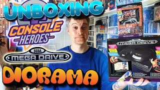 Unboxing Sega Mega Drive Super Street Fighter 2 Console Heroes Diorama