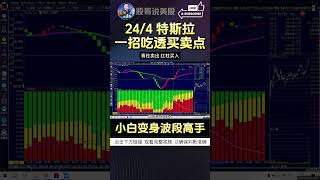 【特斯拉一招吃透买卖点】小白变身波段高手!#特斯拉股票 #美股 #股哥说美股 #tesla #马斯克 #AI #关税战 #特朗普 #对等关税 #trump #tariffs