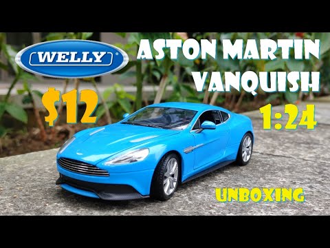 Aston Martin Vanquish Blue 1:24 Nex Welly - Die-Cast Collection