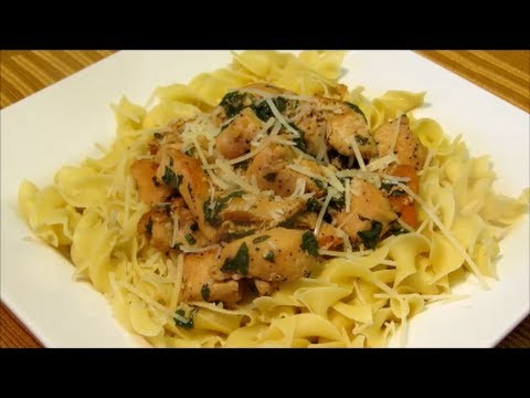 Chicken and Noodles - Lemon Basil Chicken and Noodles Recipe