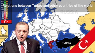 Relations between Turkey 🇹🇷 and other countries of the world