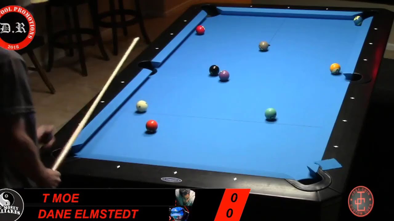 T Moe VS Dane Elmstedt | Race to 21 - 10 Ball.