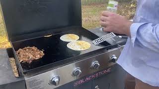 Friday Fire 🔥~ cochinita pabil quesadillas on the blackstone