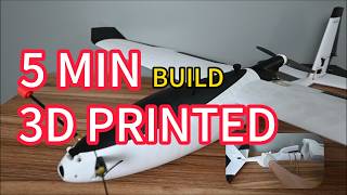 5-Min Build a 3D Printed Fixed-Wing Drone